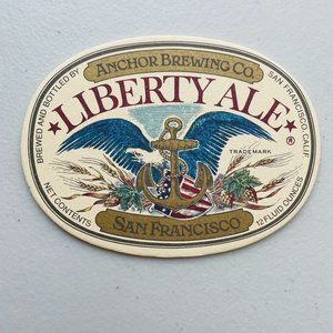 Liberty Ale Anchor Brewing San Francisco Merch Promo Oval Coaster Set of 4